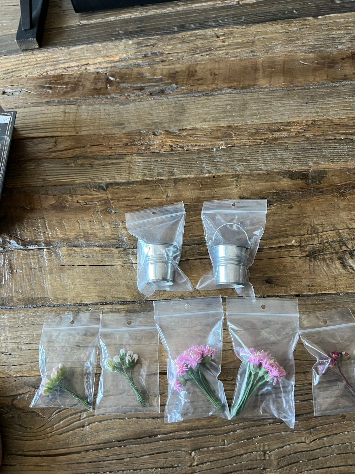 Poppenhuis set bloemen en bloempotten 1:12, Ophalen of Verzenden, Nieuw, Poppenhuis