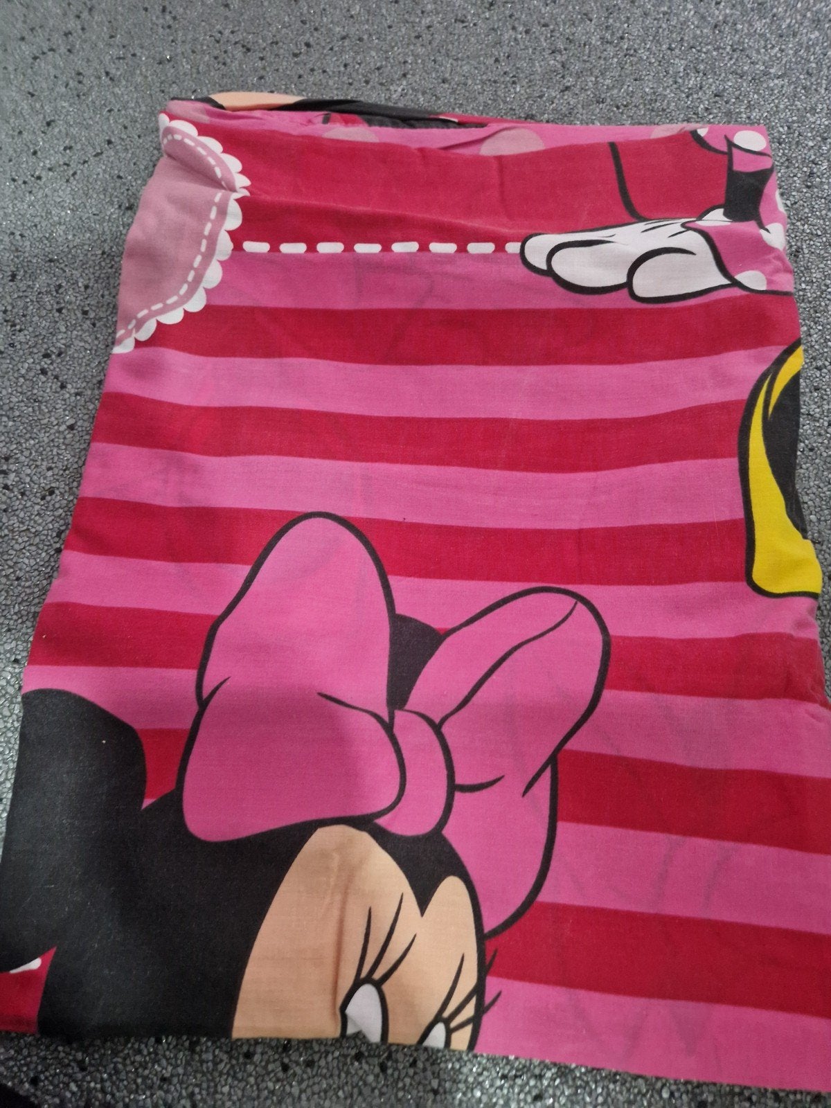 dekbedovertrek 1 persoons  minnie mouse, Ophalen of Verzenden, Meisje, Badpak