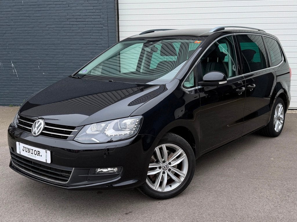 Volkswagen Sharan 1.4 TSI Highline AUTOMAAT/7PERSOONS/DEALER, Auto's, Volkswagen, 15 km/l, 150 pk, Zwart, 102 €/maand