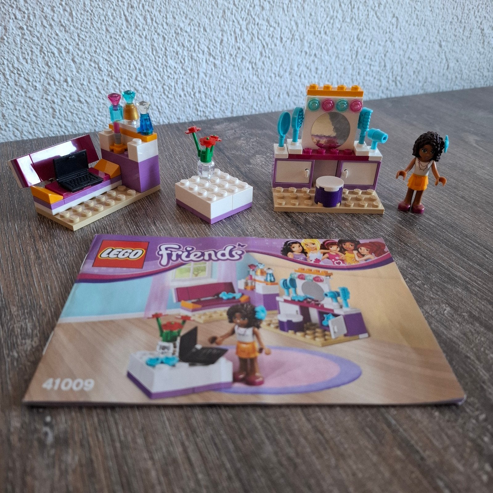 Lego Friends 41009 Andrea's slaapkamer., Kinderen en Baby's, Lego, Friends, Ophalen of Verzenden, Zo goed als nieuw
