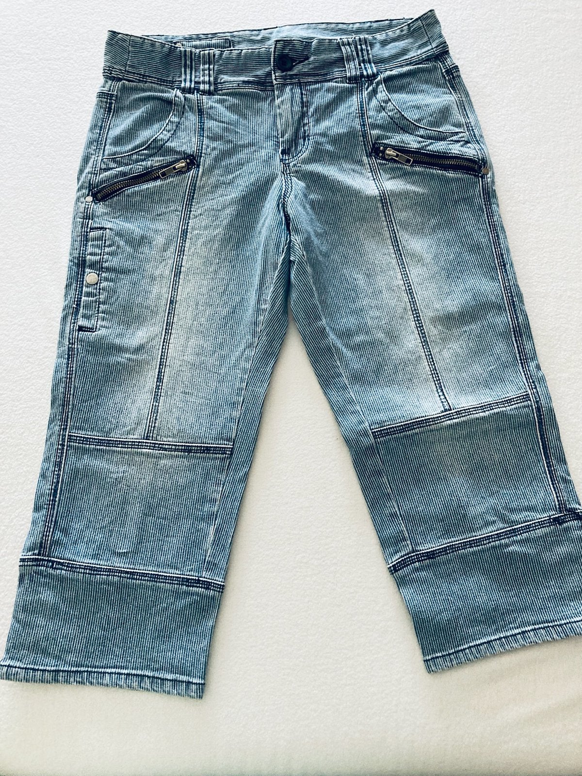 Capri broek maat 38, Ophalen of Verzenden, Zo goed als nieuw, Blauw