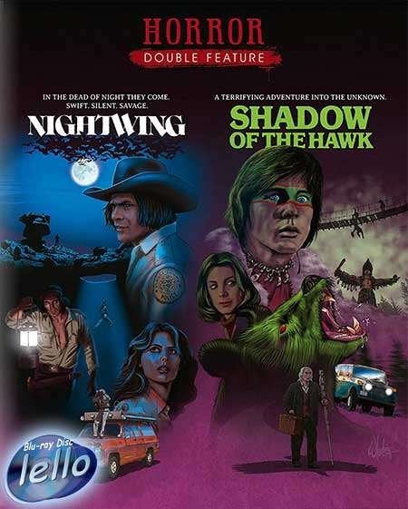 Blu-ray: Nightwing (1979) & Shadow of the Hawk (1976) UK NN, Ophalen of Verzenden, Nieuw in verpakking, Horror