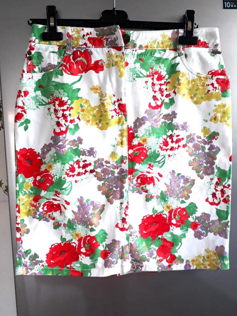 als NIEUW La Ligna volijk spijkerrokje maat 38, Kleding | Dames, Maat 38/40 (M), Wit, Nieuw, Ophalen of Verzenden