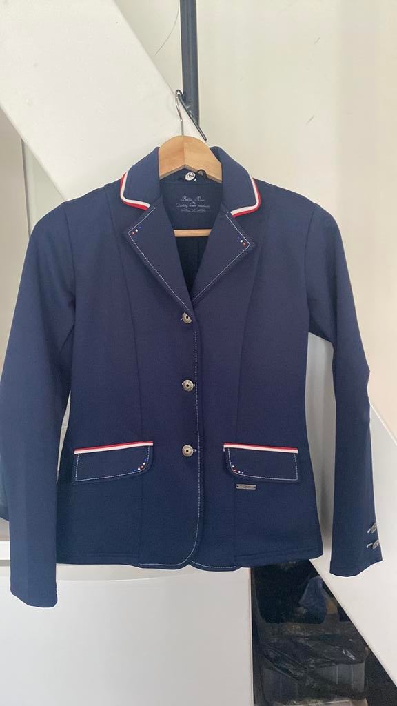 rijjasje QHP Coco Kids donkerblauw 164, Dieren en Toebehoren, Paardrijkleding, Ophalen of Verzenden, Zo goed als nieuw, Kinderen