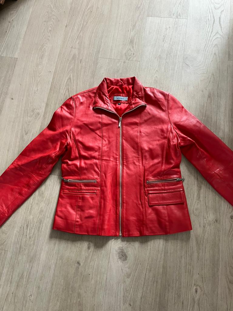 Montego Nieuw leren jasje maat 40, Kleding | Dames, Ophalen of Verzenden, Zo goed als nieuw, Maat 38/40 (M), Zwart