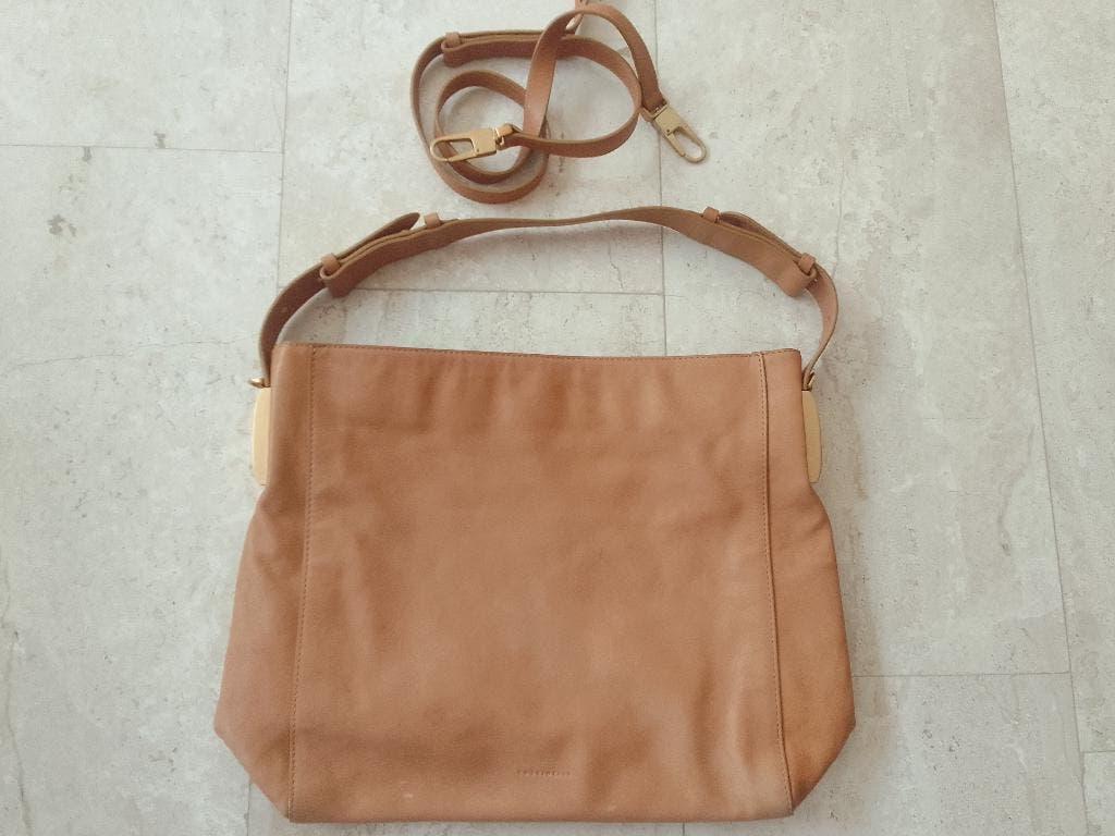 Coccinelle schouder/hand/tas leer, Verzenden, Zo goed als nieuw, Overige kleuren, Overige typen
