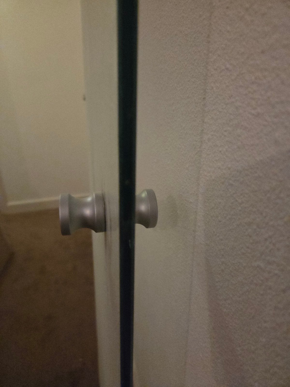 Glazen douchedeur met handvat, Ophalen, Gebruikt, Glas, Douche
