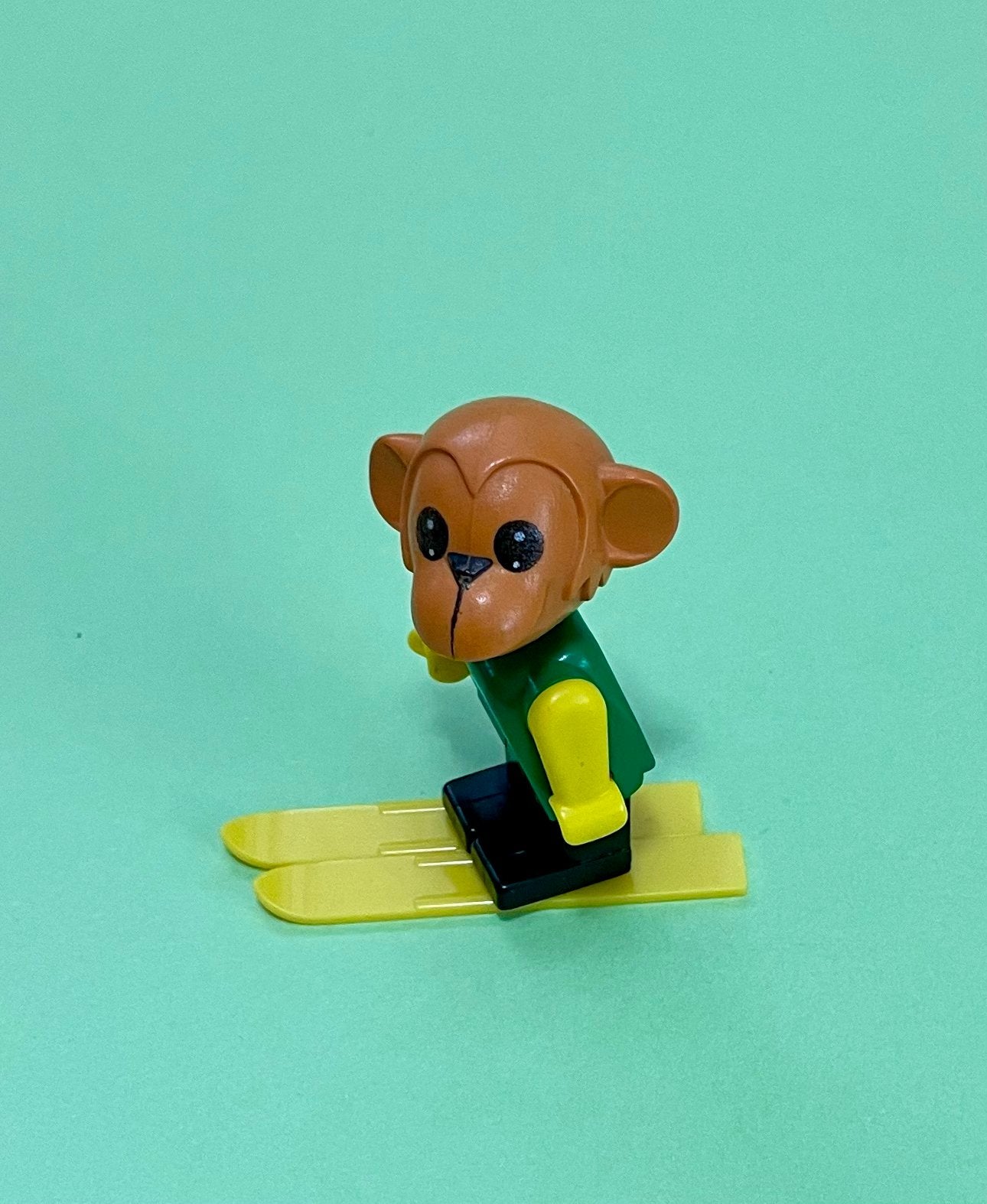 Lego Fabuland aapje op ski's, MOC (eigen creatie), Lego, Ophalen of Verzenden, Zo goed als nieuw