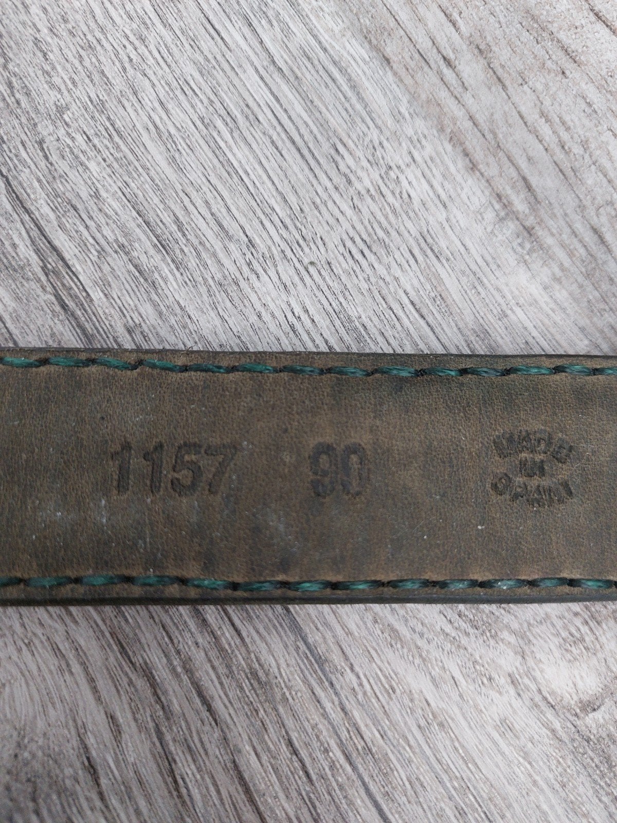 Sendra nieuwe mosgroene riem 90 cm, Ophalen, Nieuw, Groen, Hoge laarzen
