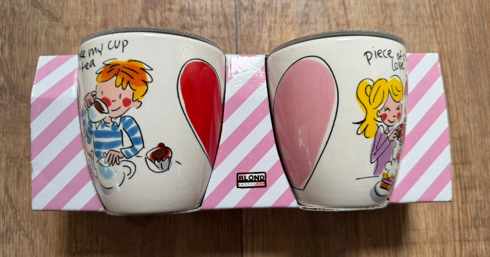 Blond Amsterdam Valentijn, Huis en Inrichting, Keuken | Servies, Ophalen, Nieuw, Aardewerk, Kop(pen) en/of Schotel(s)