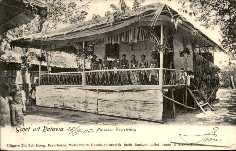 Nederlands Indië - Najoeban Voorstelling - 1905, Verzenden, Voor 1920, Gelopen, Noord-Holland