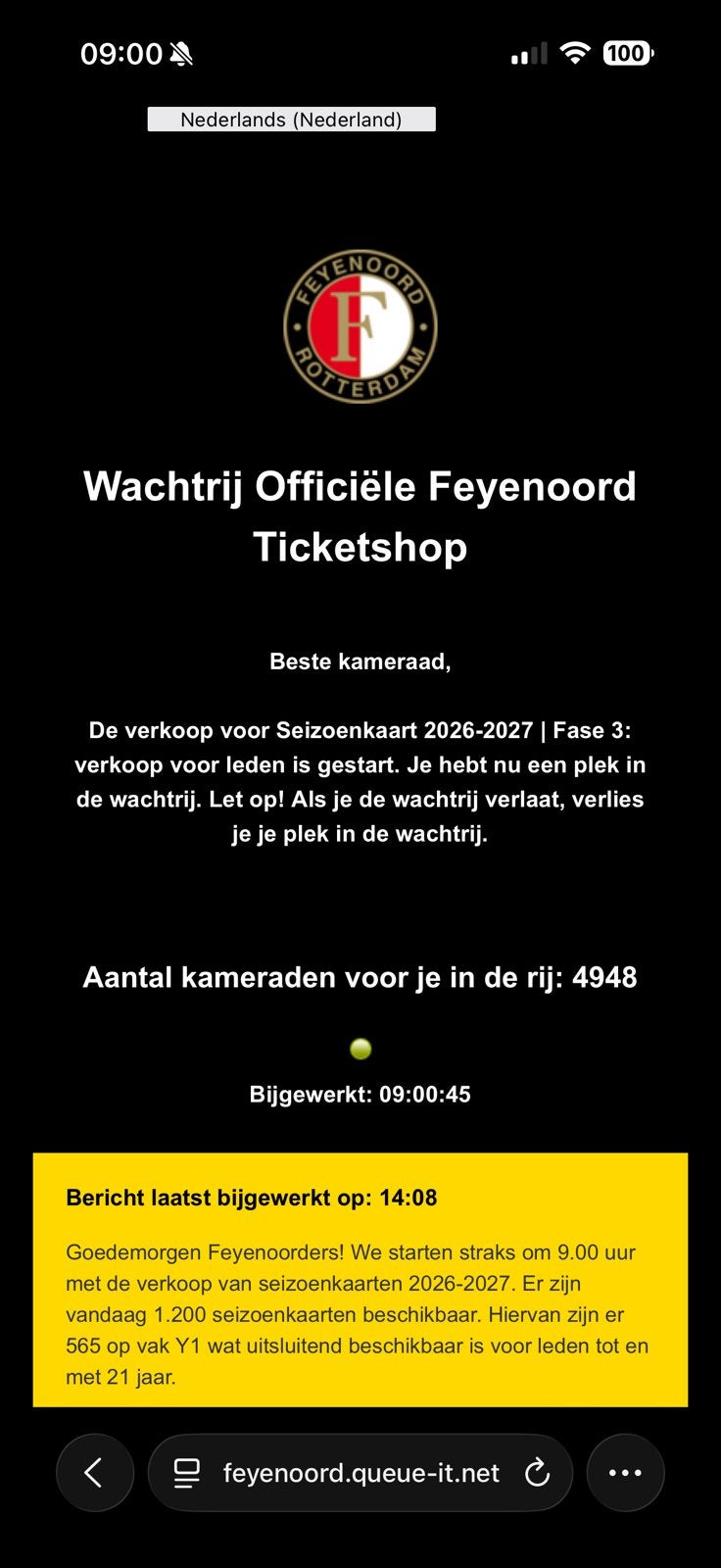Gezocht feyenoord seizoenskaart ter overname, Tickets en Kaartjes, Sport | Voetbal, Seizoenskaart, Eén persoon, Augustus