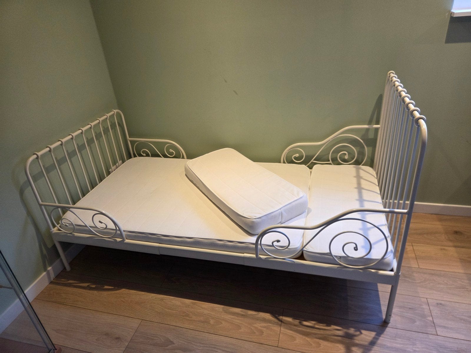 ikea minnen meegroeibed, Ophalen, Gebruikt, 180 cm of meer, 70 tot 85 cm
