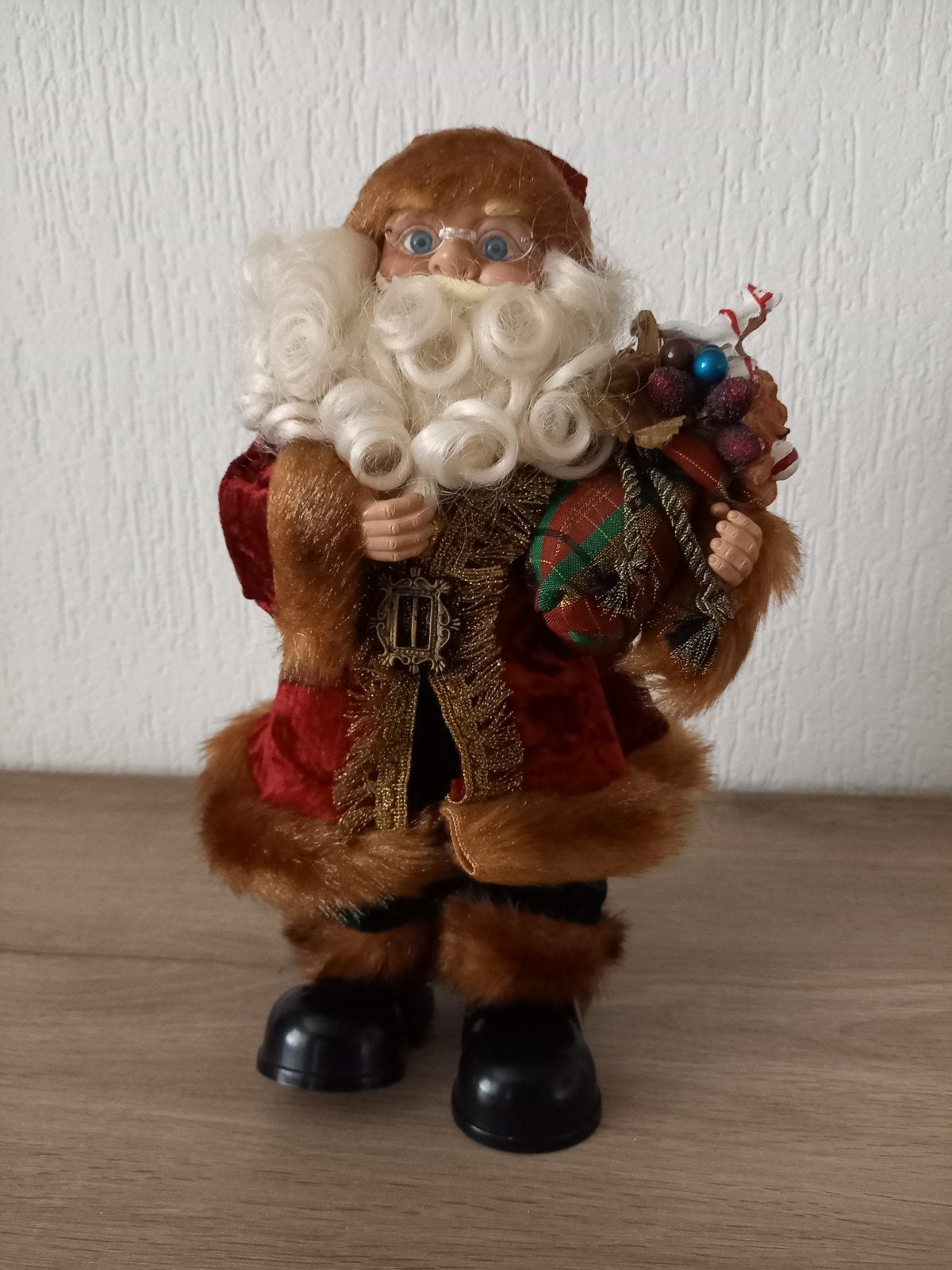 mooie kerstman 34cm, Ophalen of Verzenden, Zo goed als nieuw