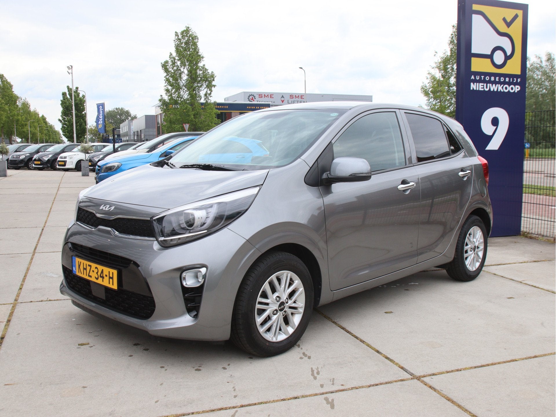 Kia Picanto 1.0 DPi DynamicPlusLine Stuur- & Stoelvw, Carpla, Auto's, Stof, Gebruikt, 4 stoelen, Bedrijf