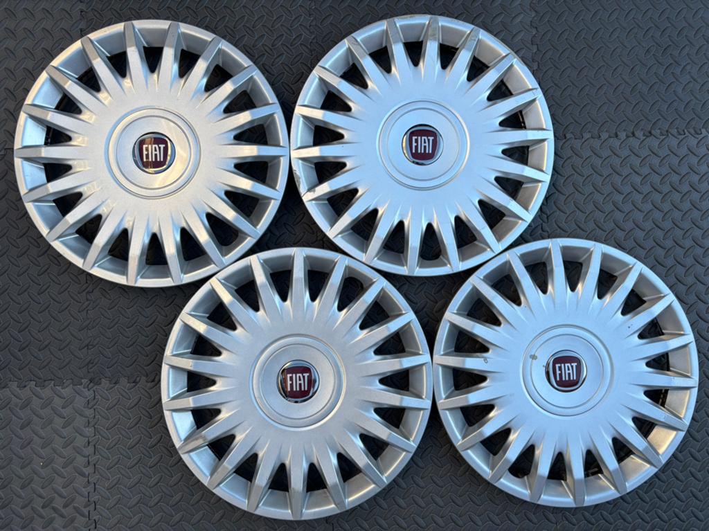 Set originele Fiat Punto, Bravo en Stilo wieldoppen 15 inch, Ophalen of Verzenden, Gebruikt