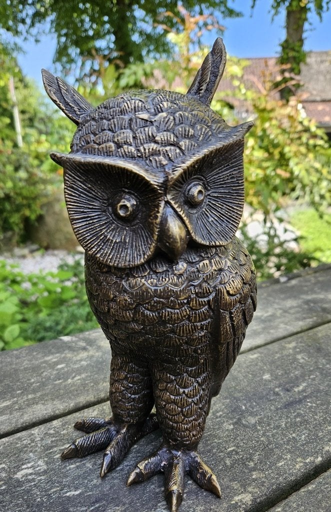 RANSUIL / BRONZEN BEELD / UIL, Dierenbeeld, Nieuw, Info@huisentuindecoratiemarie.nl, Huis en tuin decoratie marie