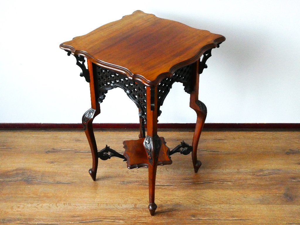 Antiek Art Nouveau plantentafel bijzettafel tafel ca. 1900, Ophalen