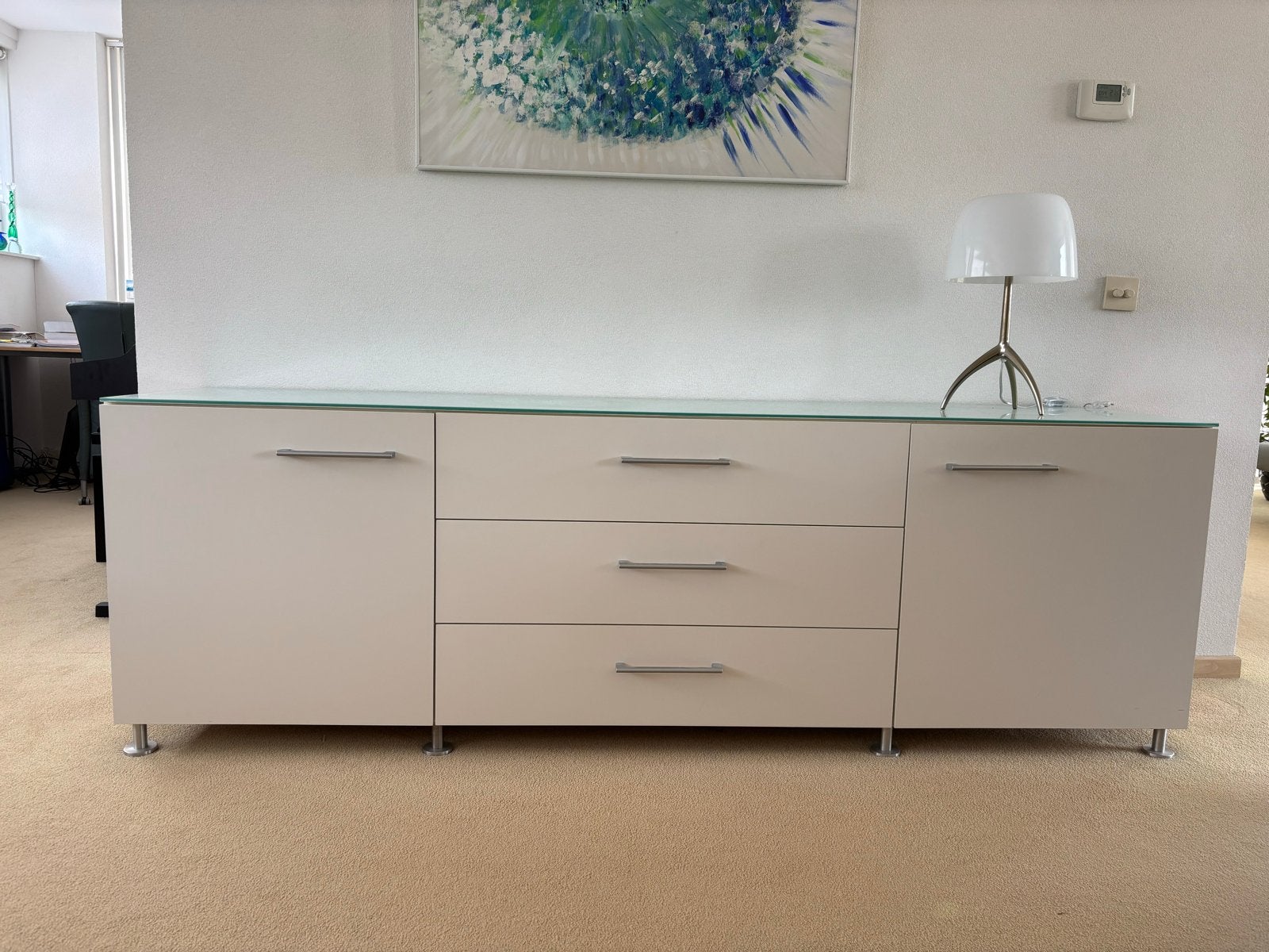 Modern dressoir van designmerk Topform, Ophalen of Verzenden, Zo goed als nieuw, 200 cm of meer, Met lade(s)