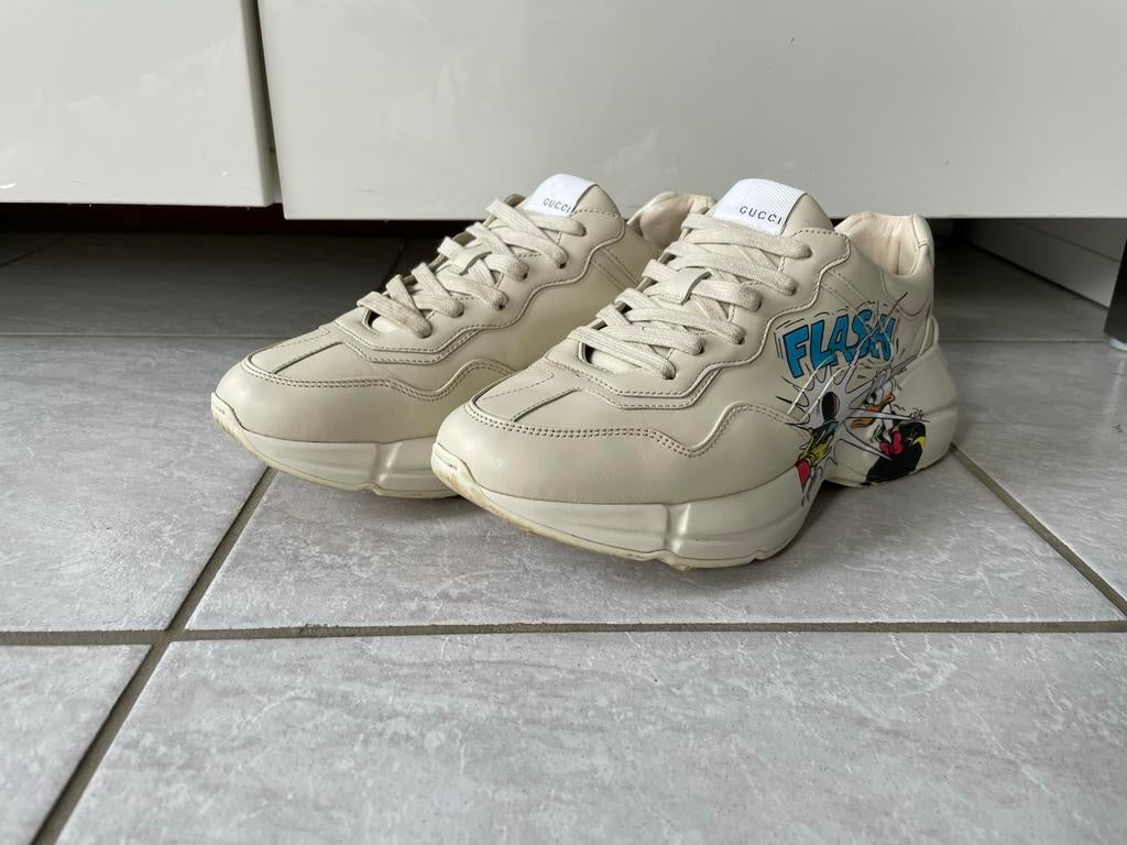 Originele gucci rython sneakers, Overige kleuren, Ophalen of Verzenden, Sneakers of Gympen, Zo goed als nieuw