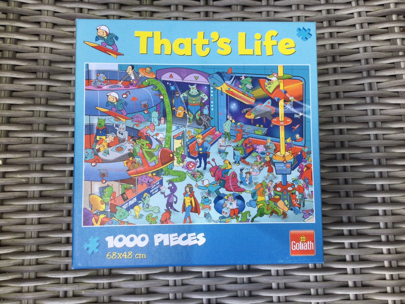 That’s life heelal/ Outer Space 1000stukjes 71426 compleet, Ophalen of Verzenden, 500 t/m 1500 stukjes, Zo goed als nieuw, Legpuzzel