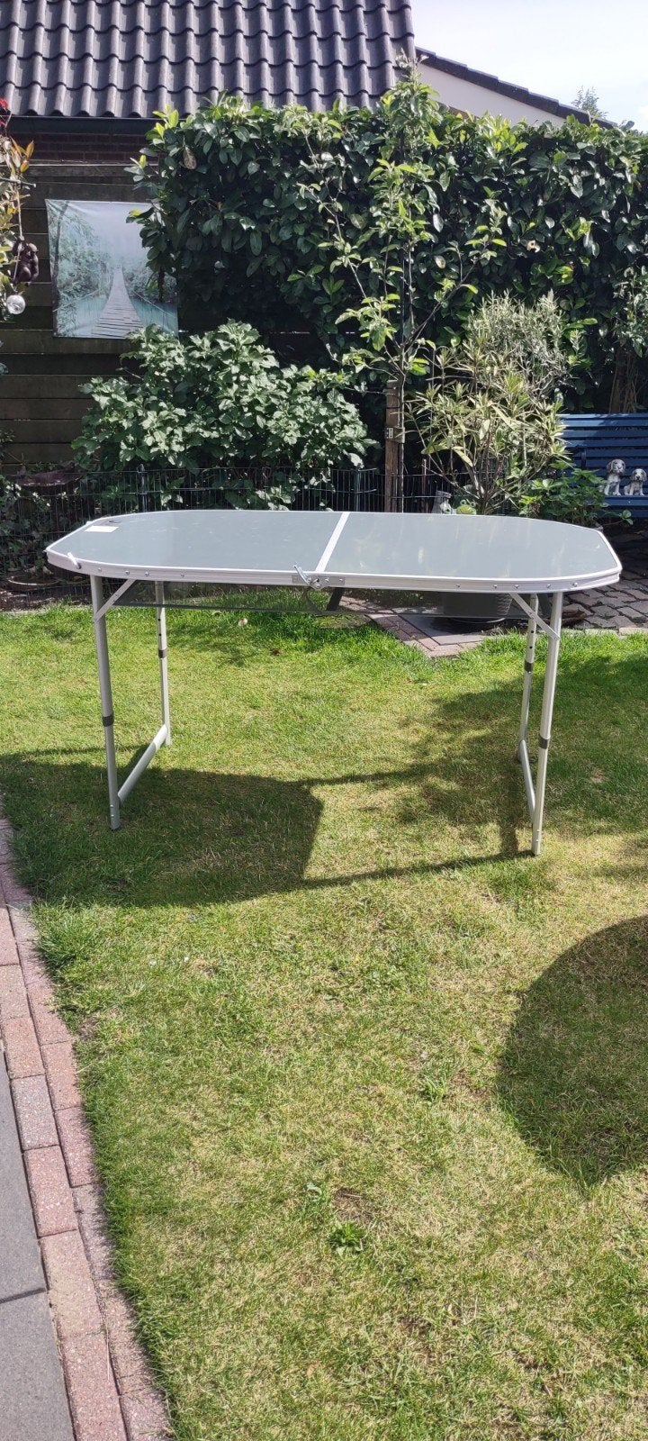 Opvouwbare campingtafel - Water- en hittebestendig, Caravans en Kamperen, Ophalen, Gebruikt, Campingtafel