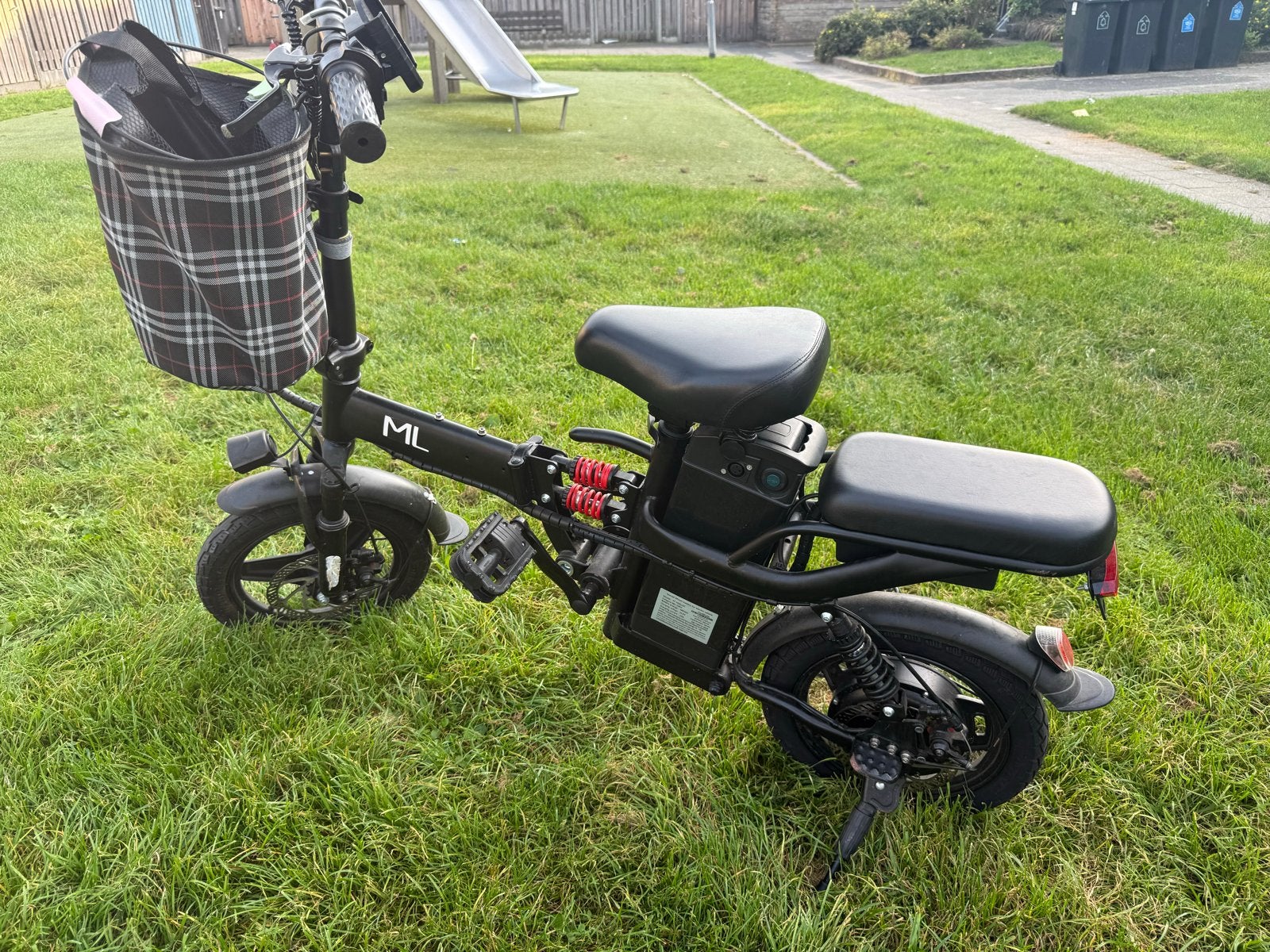 Opvouwbare elektrische fiets ML, Fietsen en Brommers, Zo goed als nieuw