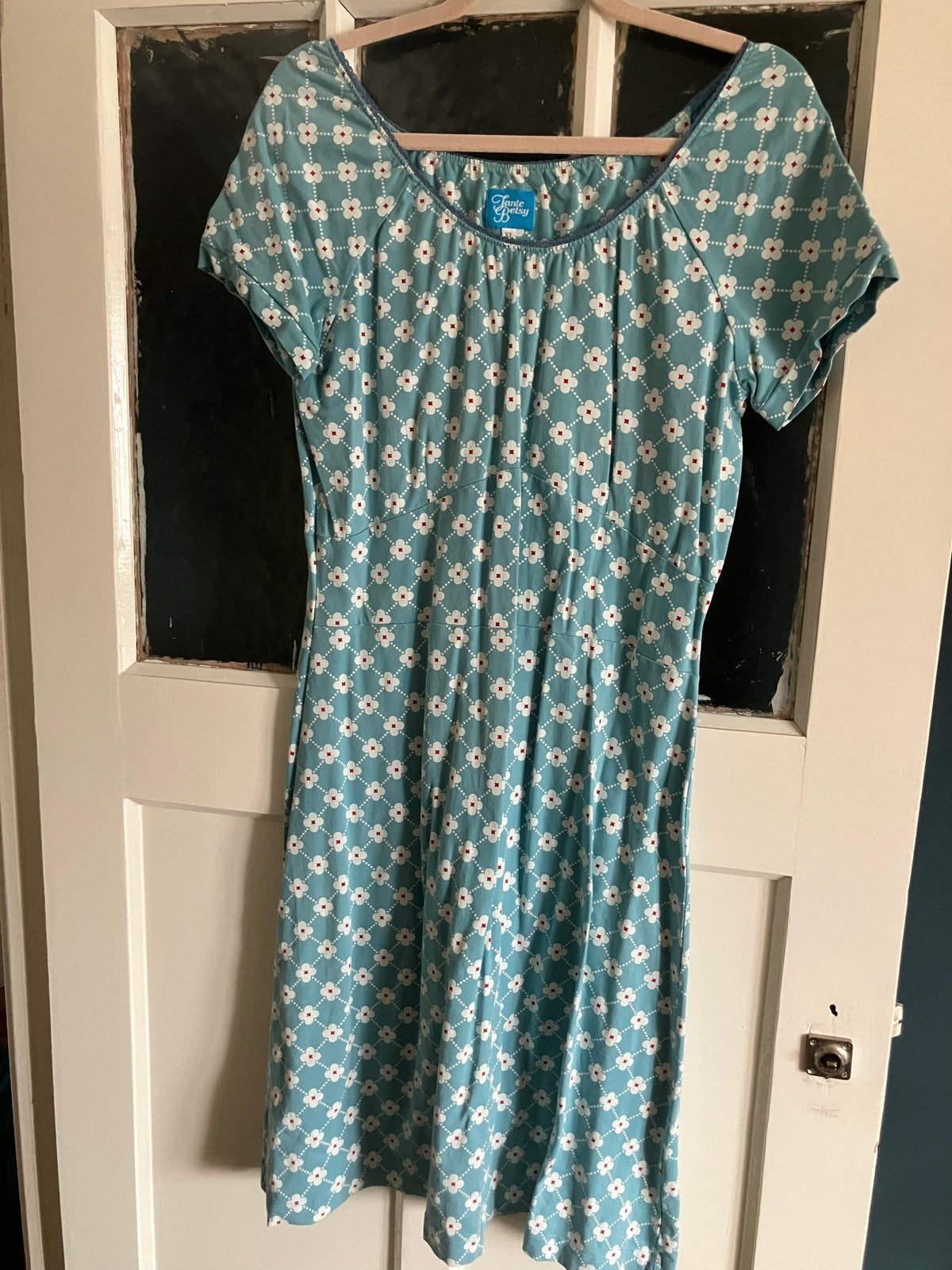 Tante Betsie jurk, maat XL, Maat 46/48 (XL) of groter, Knielengte, Gedragen, Verzenden