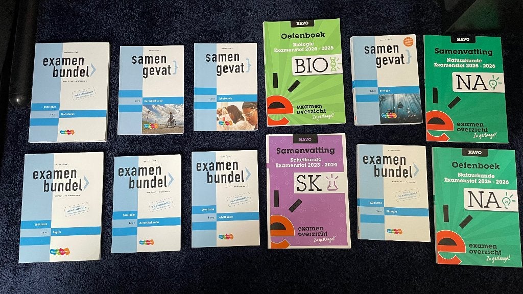 Havo examenbundel samengevat natuurkunde scheikunde biologie, Boeken, Ophalen of Verzenden, Nieuw, HAVO, Overige vakken