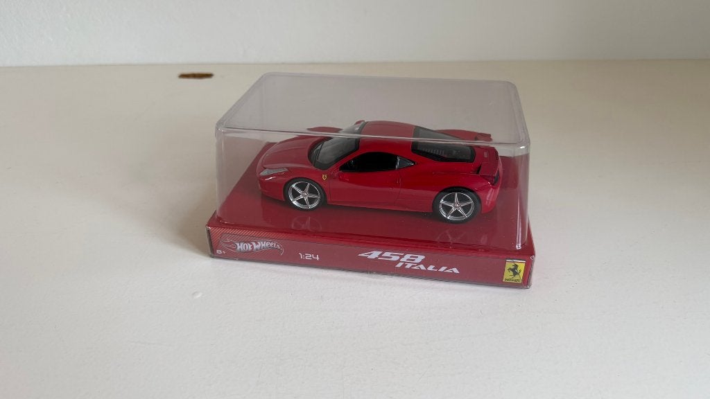 Hot Wheels Ferrari 458 Italia 1:24 sealed, Hobby en Vrije tijd, Modelauto's | 1:24, Ophalen, Nieuw, Auto, Overige merken
