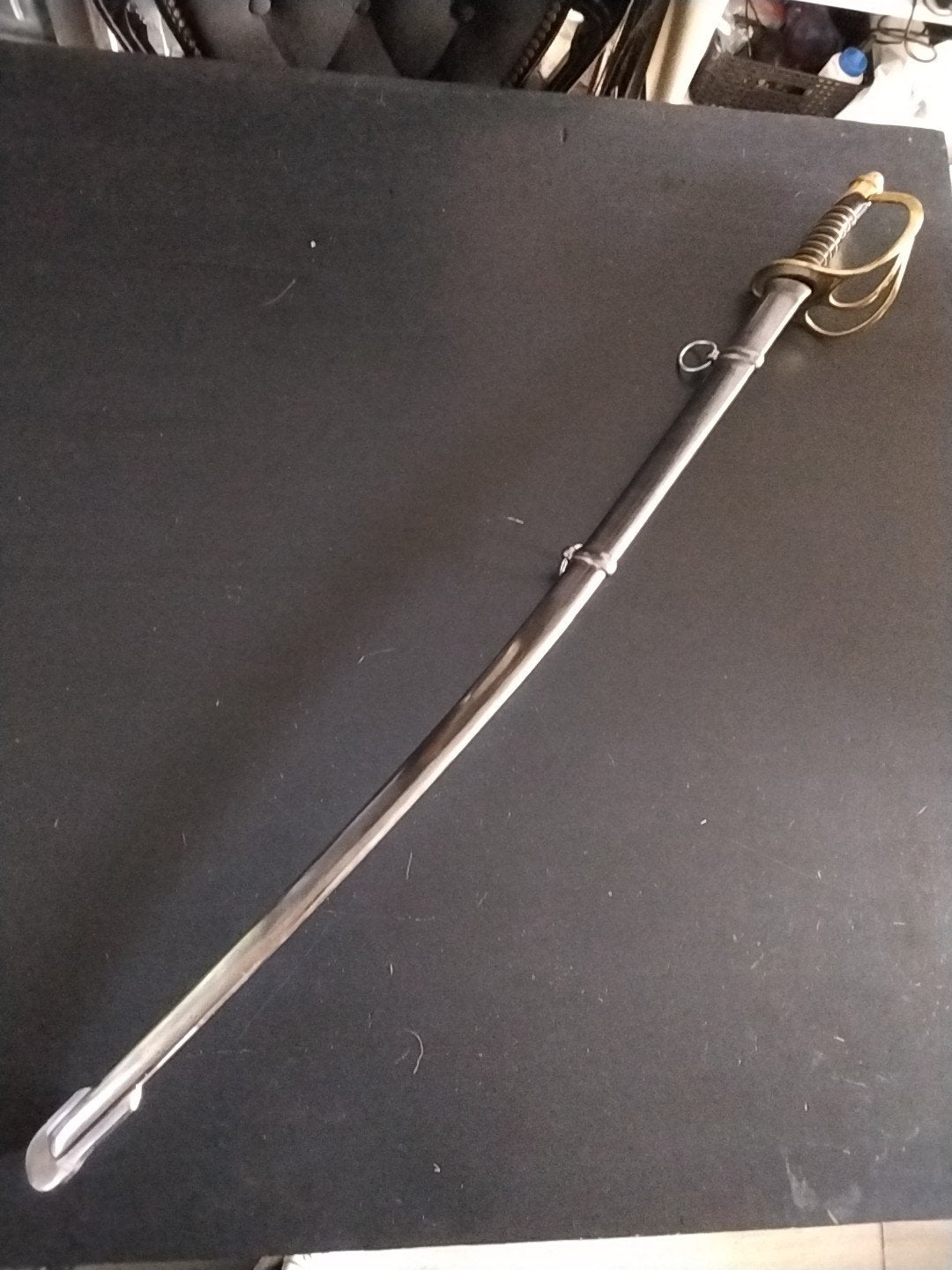 Slagzwaard 101 cm - Historisch Militair Zwaard 1880, Ophalen of Verzenden, Overige soorten, Overige gebieden, Zwaard of Sabel