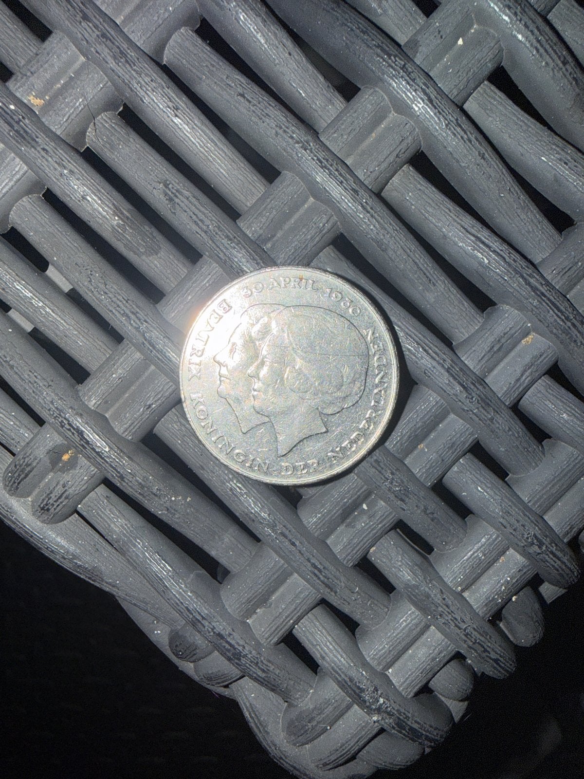 Zilveren 2½ Gulden Juliana & Beatrix 1980, Ophalen, Koningin Beatrix, Zilver, Losse munt