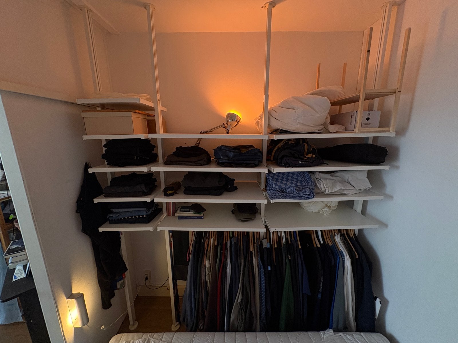 IKEA - Elvarli Modulair kastsysteem planken en hangruimte, Huis en Inrichting, Kasten | Kledingkasten, Met plank(en), Gebruikt
