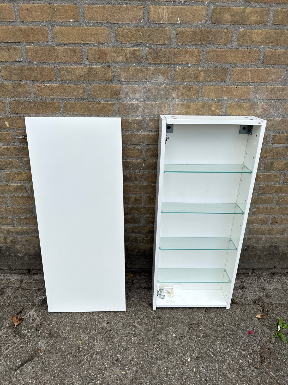 IKEA Badkamerkastje met glazen planken, Ophalen, Minder dan 50 cm, Gebruikt, Overige typen