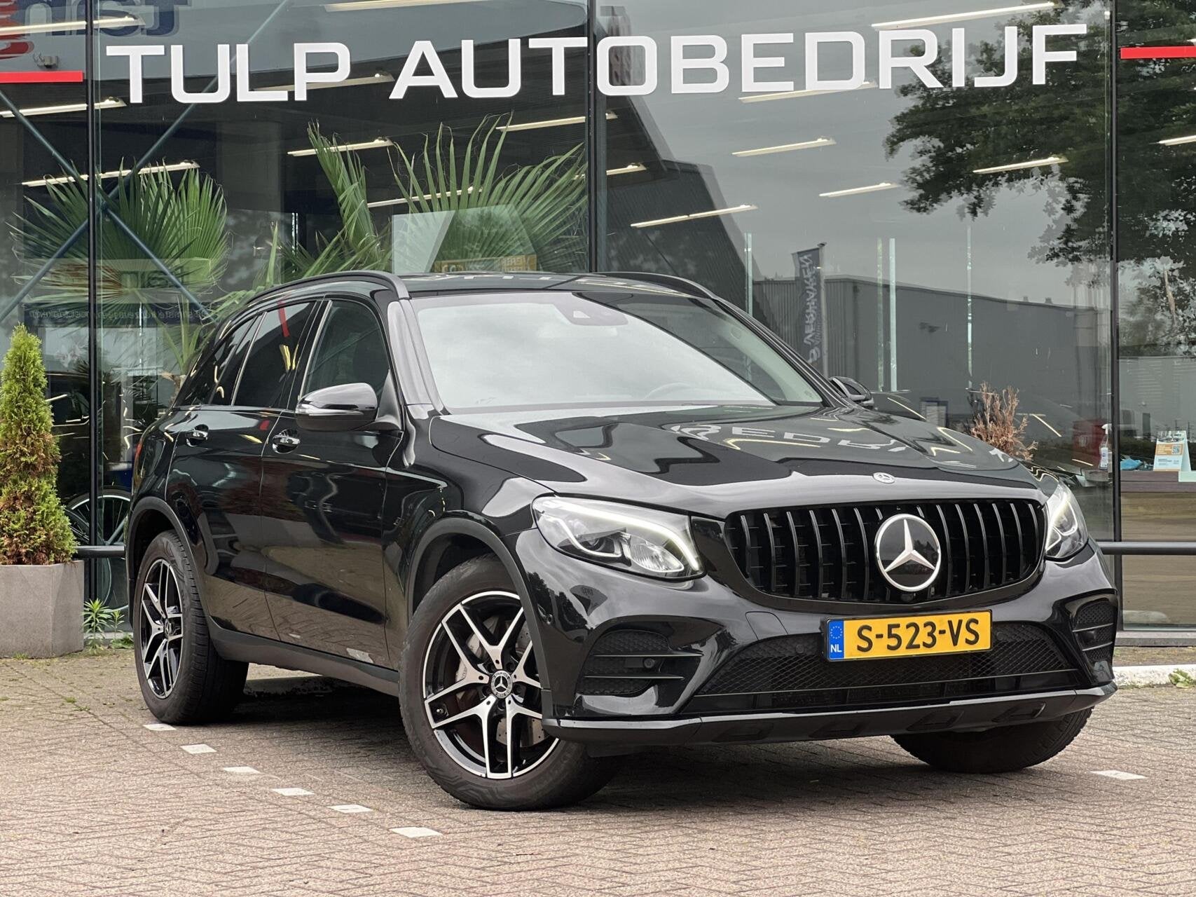 Mercedes GLC-klasse 250 4MATIC Business Solution AMG Topstaa, Auto's, Gebruikt, 4 cilinders, Zwart, Vierwielaandrijving