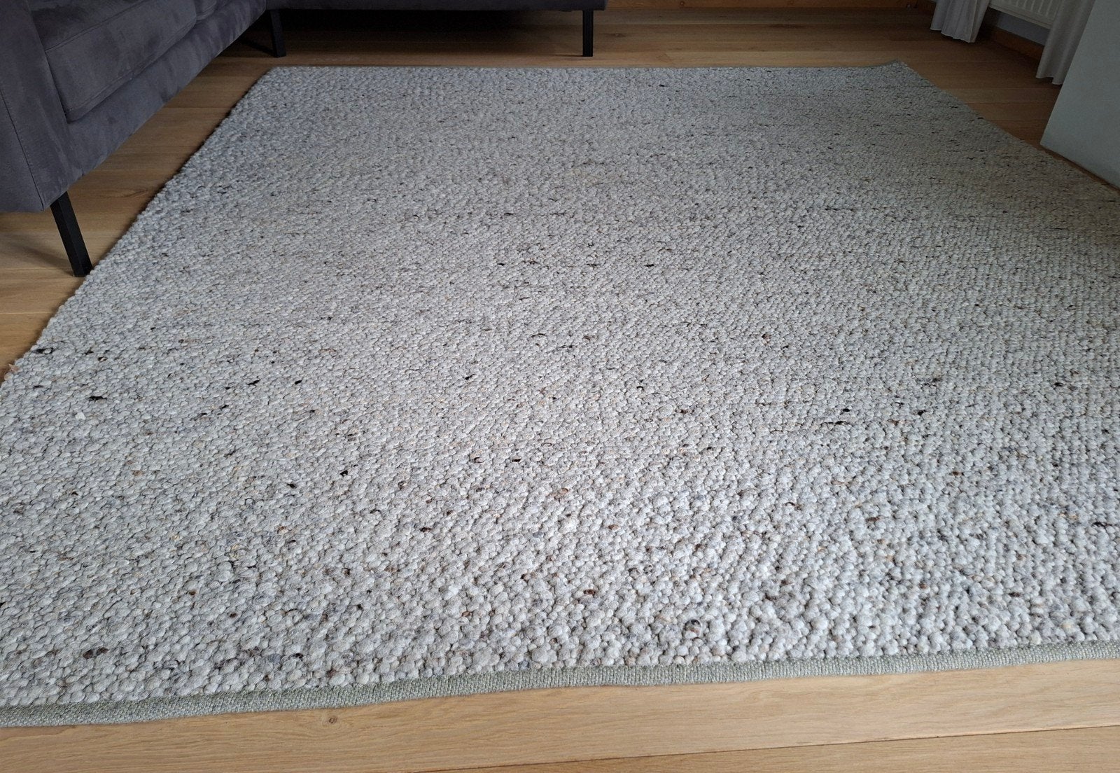 Wollen vloerkleed 260x240, Ophalen, Gebruikt, 200 cm of meer, 200 cm of meer