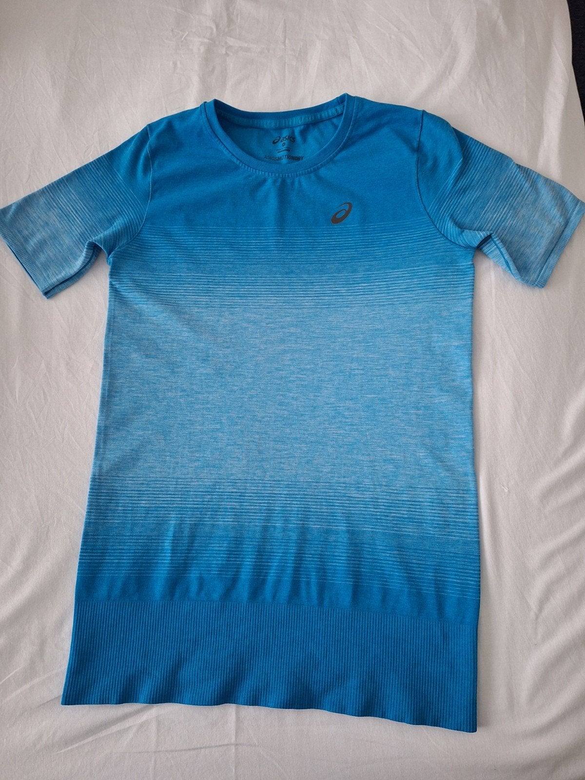 Asics sportshirt blauw maat S/XS, Blauw, Ophalen of Verzenden, Zo goed als nieuw, Maat 36 (S)