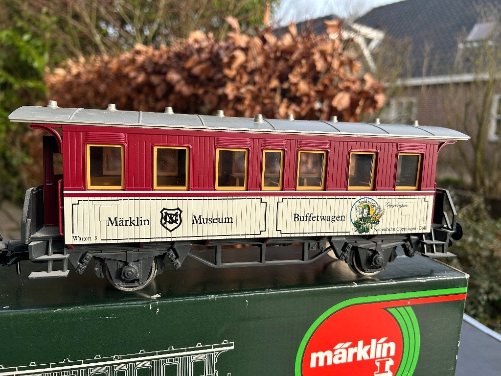 Marklin Spoor 1 85803 OVP Museumwagen 1990 Buffetwagon, Wisselstroom, Ophalen of Verzenden, Märklin, Nieuw