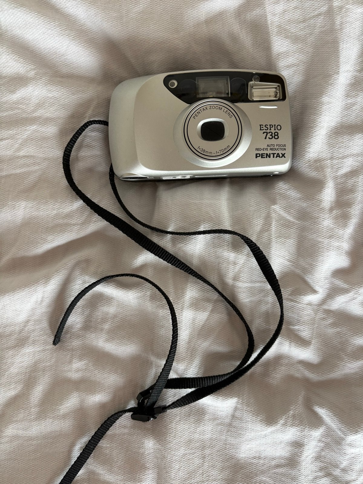 Pentax Espio 738 analoge camera - Zeer goede staat, Audio, Tv en Foto, Ophalen of Verzenden, Zo goed als nieuw, Compact, Pentax