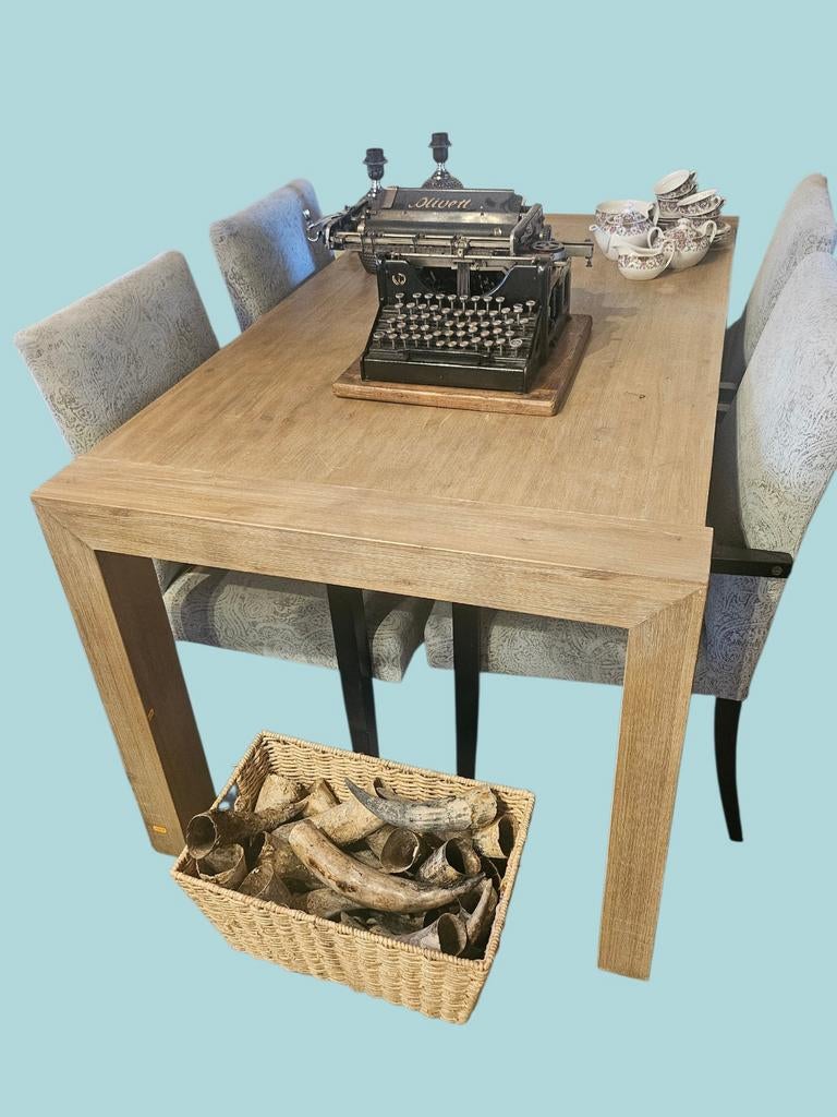 Robuuste houten eettafel - Perfect voor gezellige diners, Ophalen, Gebruikt, Onbekend@voorbeeld.com, Onbekend