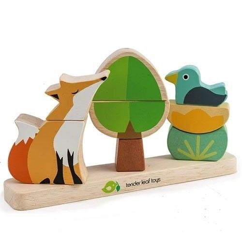 Houten Magnetische Stapeltoren Vos Tender Leaf Toys, Info@dam.be, Nieuw, Ophalen of Verzenden, Nijverheidsstraat 54F bus 1 2160 Wommelgem Belgium
