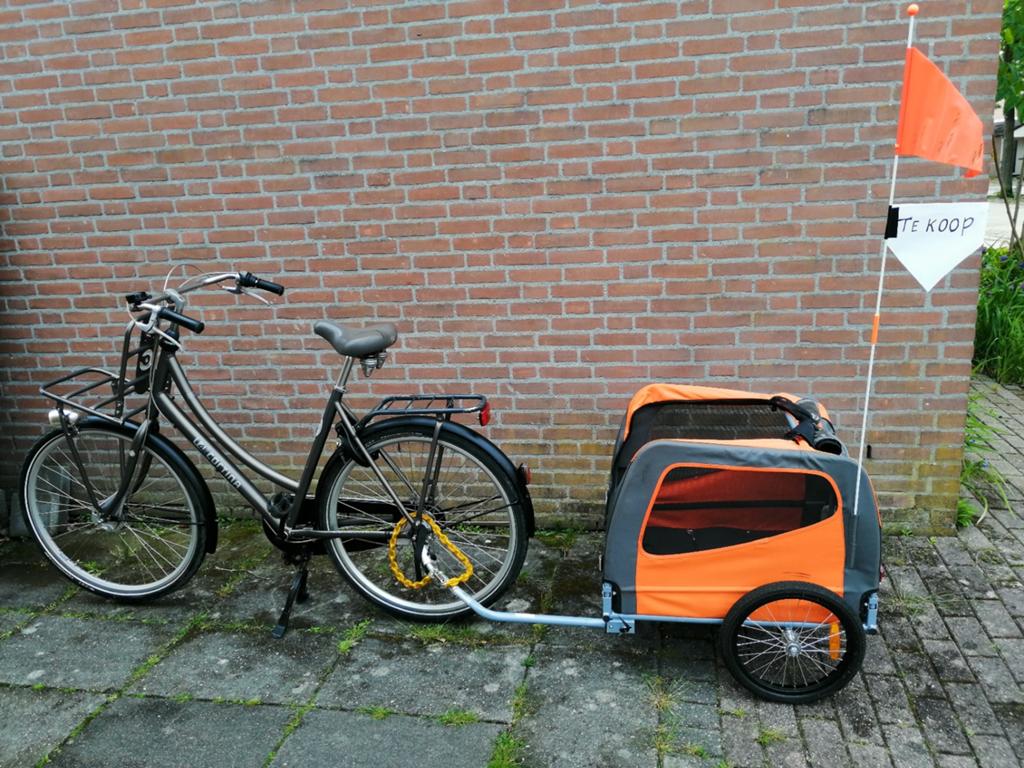 Cortina U4 transport + Vevor hondentrailer, Fietsen en Brommers, Fietsen | Bakfietsen, Zo goed als nieuw, 4 kinderen of meer, Ophalen of Verzenden
