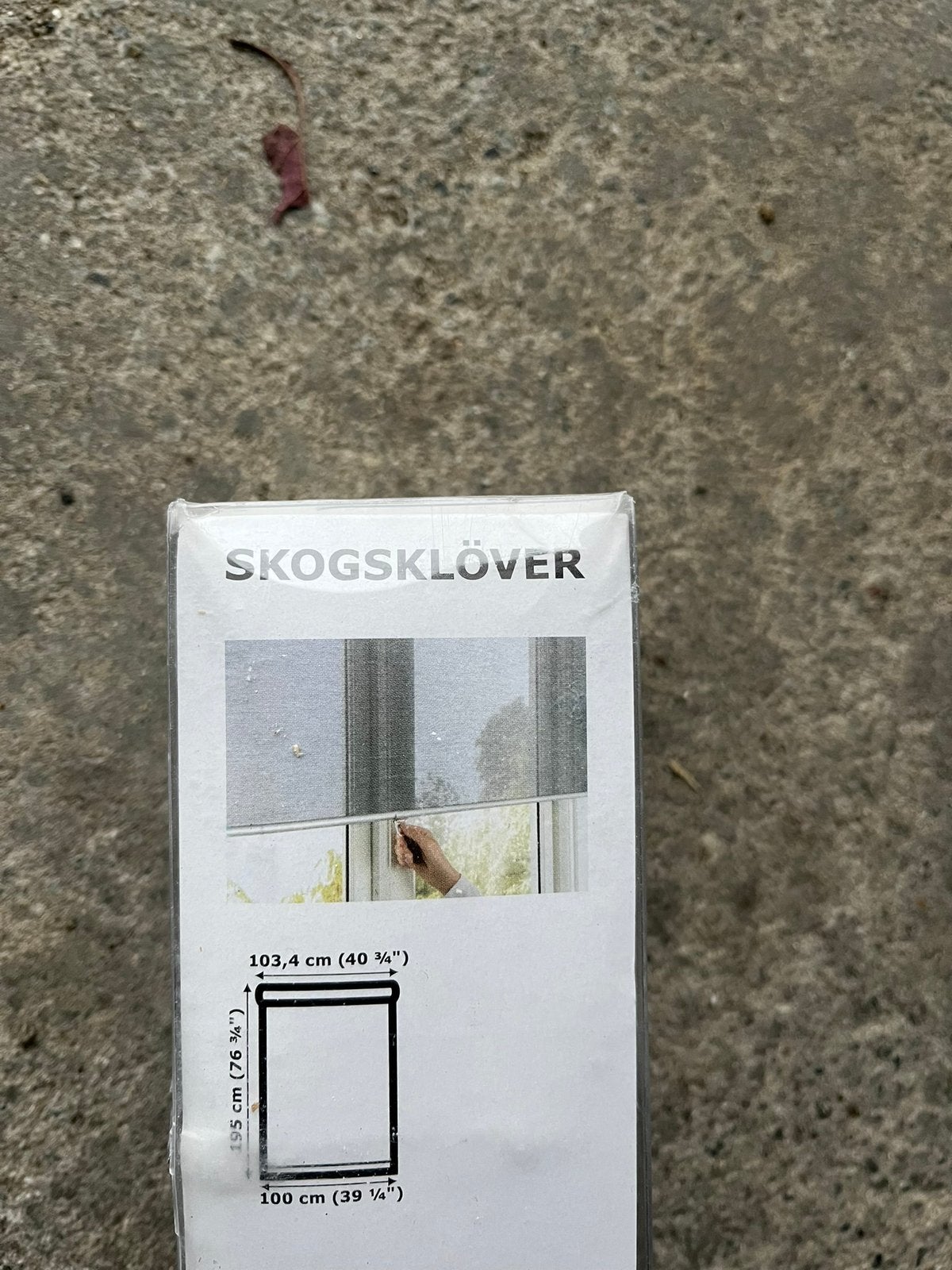 Rolgordijn SKOGSKLÖVER 195cm (L) x 100cm (B) *NIEUW*, Nieuw, Ophalen of Verzenden, Rolgordijn, 100 cm