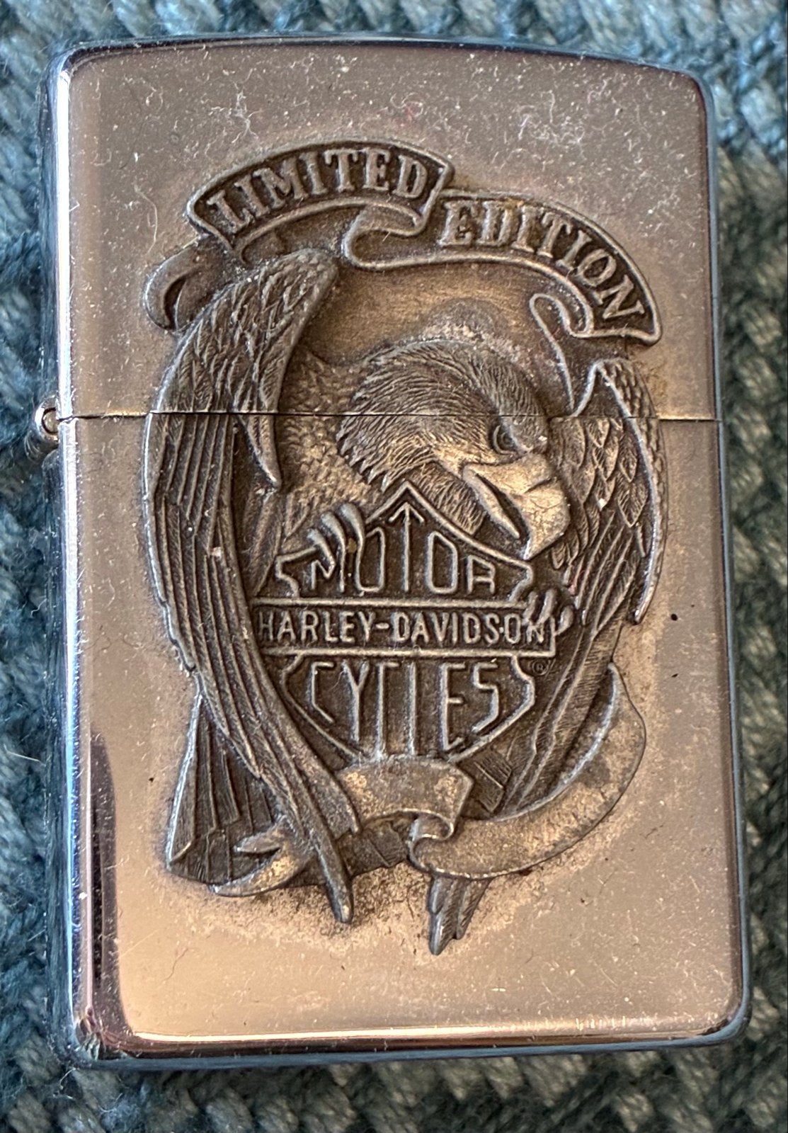 Zippo Harley-Davidson Limited Edition Aansteker, Ophalen of Verzenden, Gebruikt, Aansteker