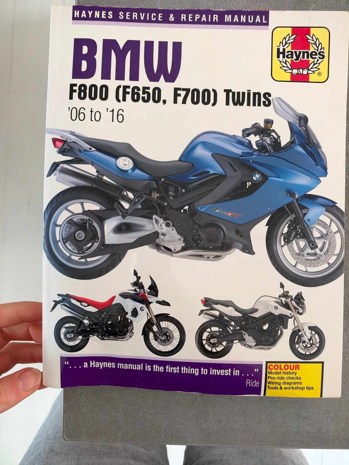 Haynes Manual BMW F800, F650, F700 Twins (Onderhoud), Ophalen of Verzenden, Gelezen, Merk of Model