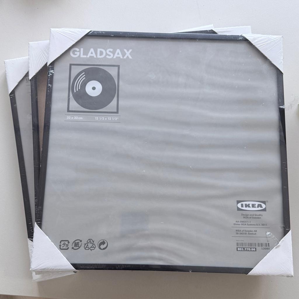 3x IKEA GLADSAX Lijst voor LP's - Nieuw in verpakking, Ophalen, Nieuw, Overige materialen, Minder dan 50 cm