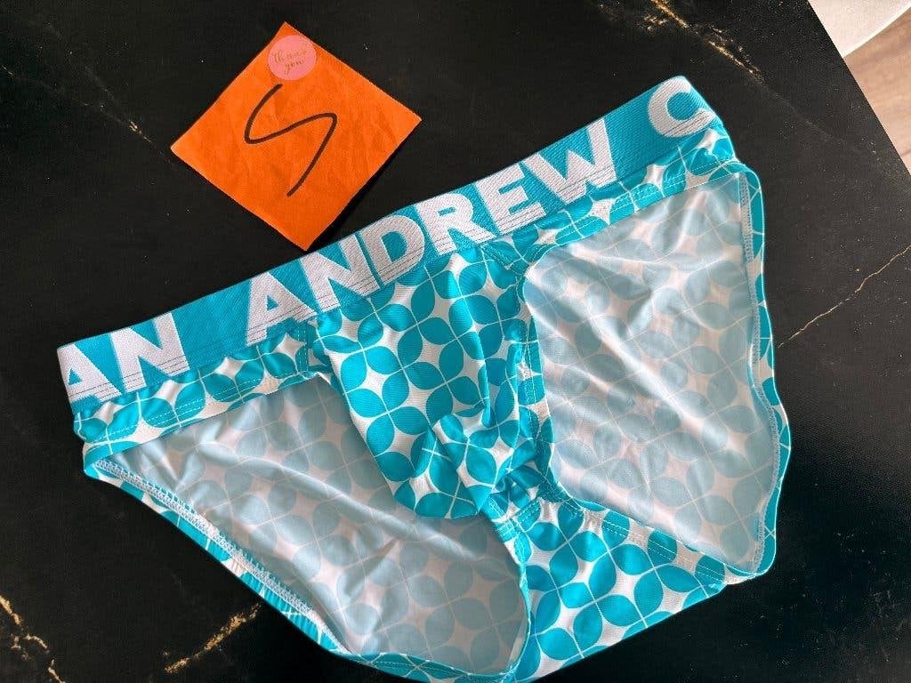 andrew christian slip, maat S, blauw, polyamide, Ophalen of Verzenden, Blauw, Slip