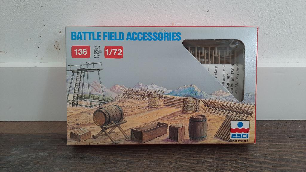 Esci 216 Battle Field Accessories Bouwmodel Diorama, Ophalen of Verzenden, Nieuw, 1:50 of kleiner, Diorama