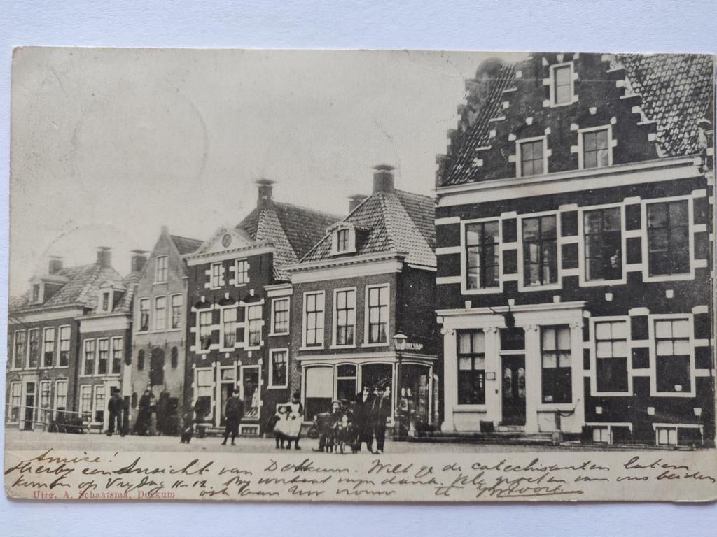 X1398 Dokkum 1902 Kleinrond Rustenburg Frankering, Verzamelen, Ophalen of Verzenden, Voor 1920, Noord-Holland