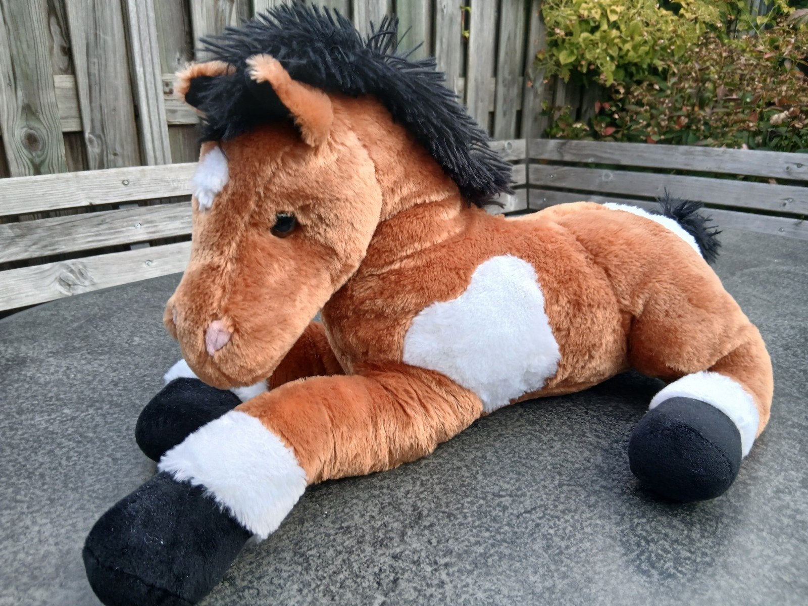 Nieuwe knuffel veulen / paard, Paard, Nieuw, Ophalen of Verzenden, Middelgroot (20 tot 80 cm)
